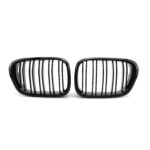 Juodos, blizgios, dvigubos grotelės skirtos BMW E39 (1996-2003)