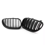 Juodos, matinės, dvigubos grotelės skirtos BMW E60, E61 - Image 2