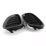 Juodos, matinės, dvigubos grotelės skirtos BMW E60, E61 - Image 3