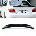 Juodas, blizgus PSM stiliaus spoileris skirtas BMW E60