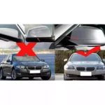 Juodi, blizgūs veidrodelių dangteliai skirti BMW F10, F11, F07 PRE-LCI - Image 3