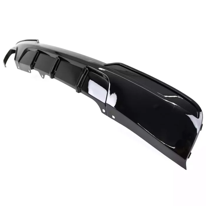 Juodas, blizgus (2x0) galinio buferio difuzorius skirtas BMW F10, F11 - Image 4