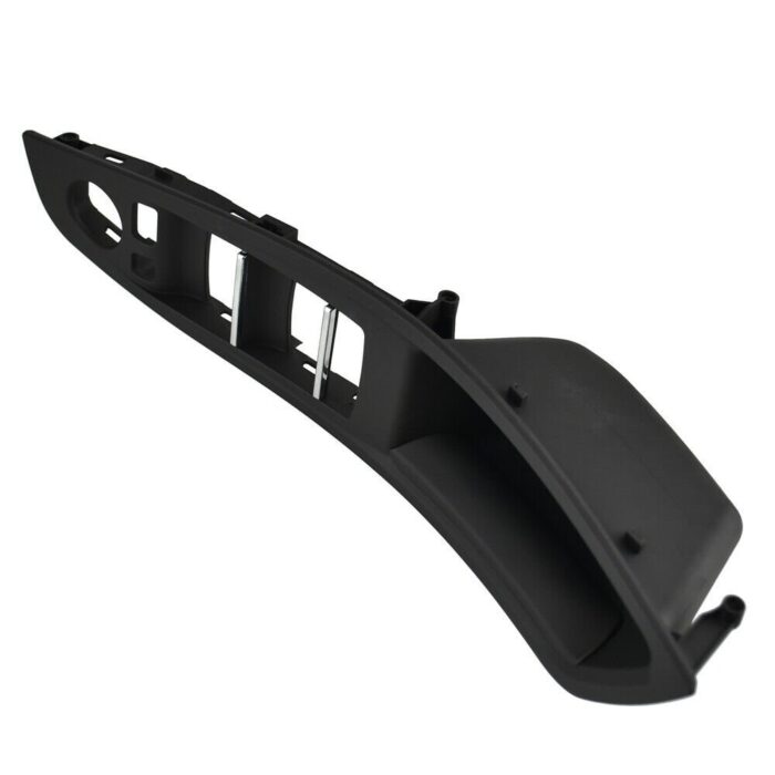 Salono durų rankenų komplektas, odinis, juodos spalvos, skirtas BMW F10, F11 - Image 3