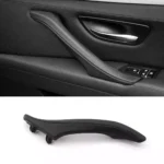 Keleivio odinė durų rankena, juodos spalvos, skirta BMW F10, F11