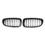 Juodos, blizgios, viengubos grotelės skirtos BMW F10, F11 - Image 2