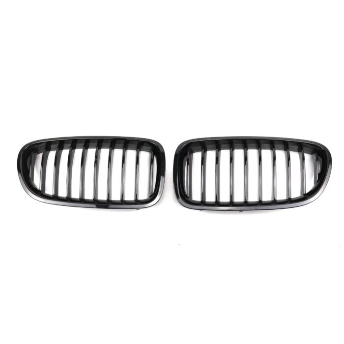 Juodos, blizgios, viengubos grotelės skirtos BMW F10, F11 - Image 2