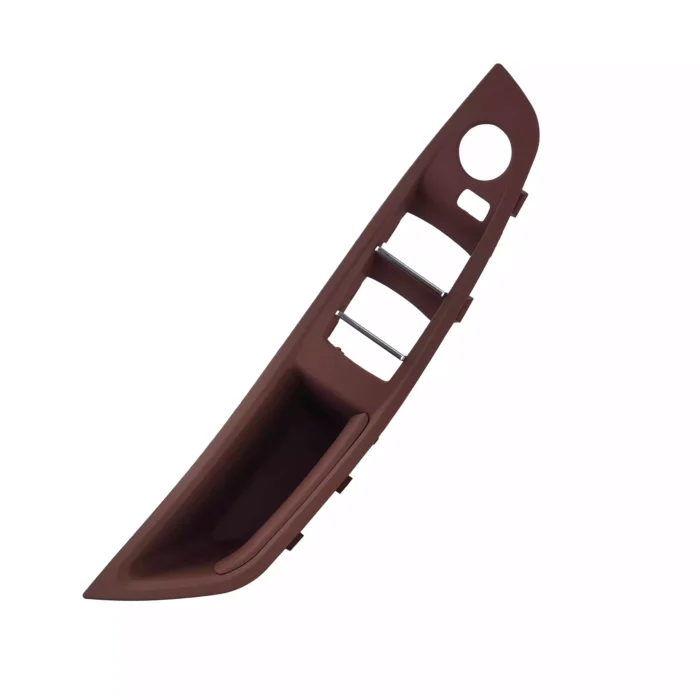 Salono durų rankenų komplektas, "red wine" spalvos, odinis, skirtas BMW F10, F11 - Image 3