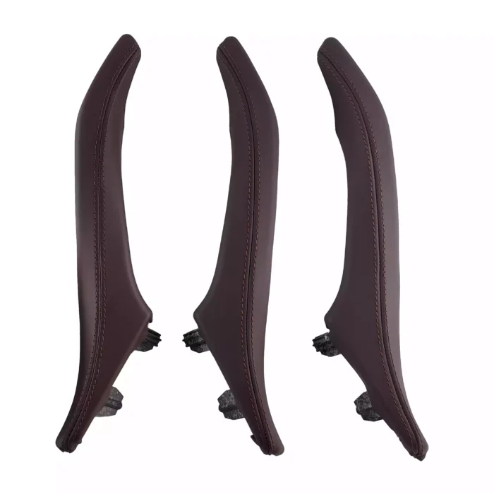 Salono durų rankenų komplektas, "mocha" spalvos, odinis, skirtas BMW F10, F11 - Image 3