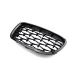 Juodos, blizgios "diamond" stiliaus grotelės skirtos BMW F10, F11 - Image 4