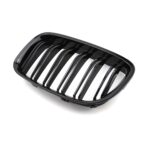 Juodos, blizgios, dvigubos grotelės skirtos BMW F07 GT - Image 4