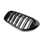 Juodos, blizgios, dvigubos grotelės skirtos BMW G30, G31 PRE-LCI (2017-2020) - Image 4