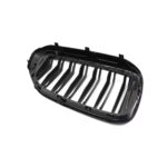 Juodos, blizgios, dvigubos grotelės skirtos BMW G30, G31 PRE-LCI (2017-2020) - Image 5