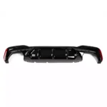 Juodas, blizgus, galinio buferio difuzorius skirtas BMW G30, G31 - Image 4