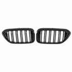 Juodos, blizgios, dvigubos grotelės skirtos BMW G32 - Image 2