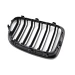 Juodos, blizgios, dvigubos grotelės skirtos BMW E84 - Image 5