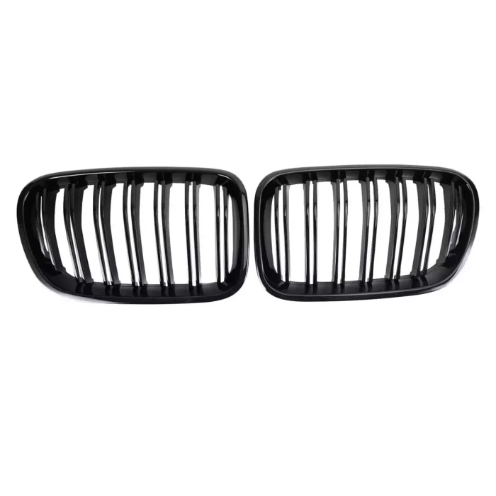 Juodos, blizgios, dvigubos grotelės skirtos F25 PRE-LCI (2010-2014) - Image 2