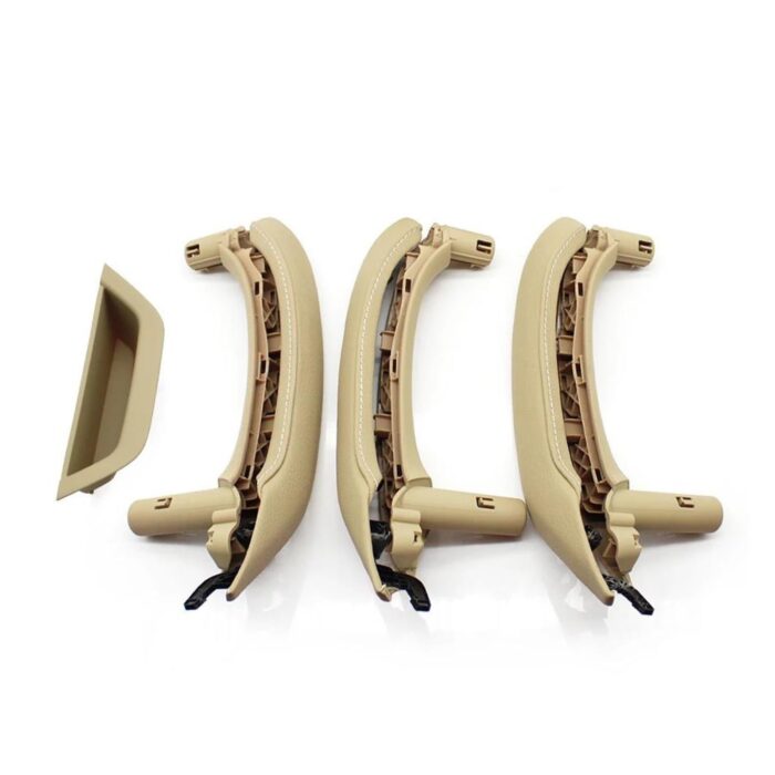 "Beige" spalvos, odinis, salono durų rankenų komplektas skirtas BMW F25, F26 - Image 1