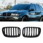 Juodos, blizgios, viengubos grotelės skirtos BMW E53 (03-06)