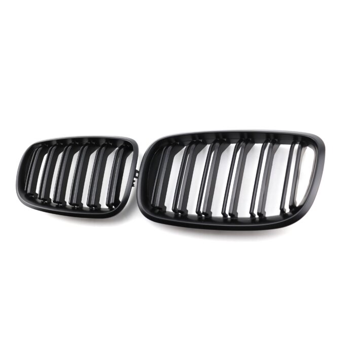 DMB48007-bmw-e70-e71-juodos-matines-dvigubos-groteles (1) Juodos, matinės, dvigubos grotelės skirtos BMW E70, E71 - Image 1