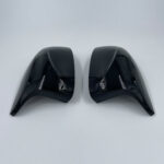 Juodi, blizgūs veidrodelių dangteliai skirti BMW F15, F16, F25, F26