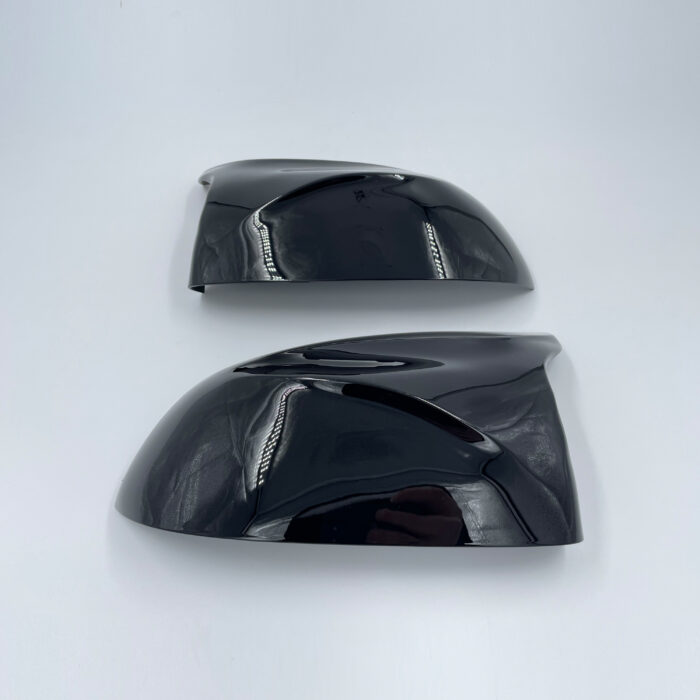 Juodi, blizgūs veidrodelių dangteliai skirti BMW F15, F16, F25, F26 - Image 4