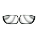 Juodos, blizgios, viengubos grotelės skirtos BMW E81, E82, E87, E88 PRE-LCI (2004-2007) - Image 2
