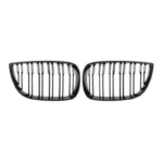 Juodos, blizgios, dvigubos grotelės skirtos BMW E81, E82, E87, E88 (2004-2007) - Image 2