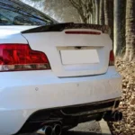 Juodas, blizgus spoileris skirtas BMW E82, E88 - Image 3