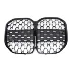 Juodos, chrominės grotelės skirtos BMW G22, G23, G24