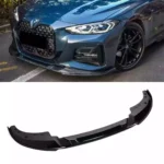 Juodas, blizgus priekinis pažeminimas skirtas BMW G22, G26