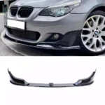 Juodas, blizgus priekinis pažeminimas skirtas BMW E60, E61