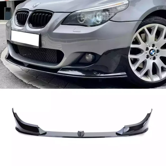 DSU00001-bmw-e60-e61-priekinis-pazeminimas-lipas-juodas-blizgus-1 Juodas, blizgus priekinis pažeminimas skirtas BMW E60, E61 - Image 1