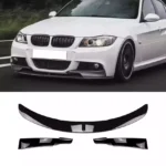Juodas, blizgus priekinis pažeminimas skirtas BMW E90, E91 (2008-2012)