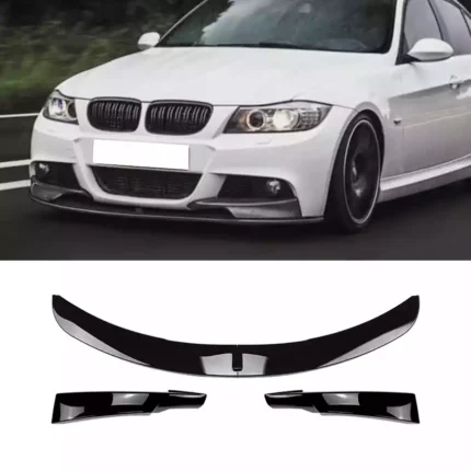 Juodas, blizgus priekinis pažeminimas skirtas BMW E90, E91 (2008-2012)