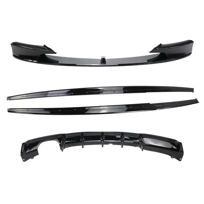 Juodas, blizgus spoilerių, apdailų komplektas skirtas BMW F30, F31 - Image 1