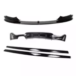 Juodas, blizgus spoilerių, apdailų komplektas skirtas BMW F32, F33, F36