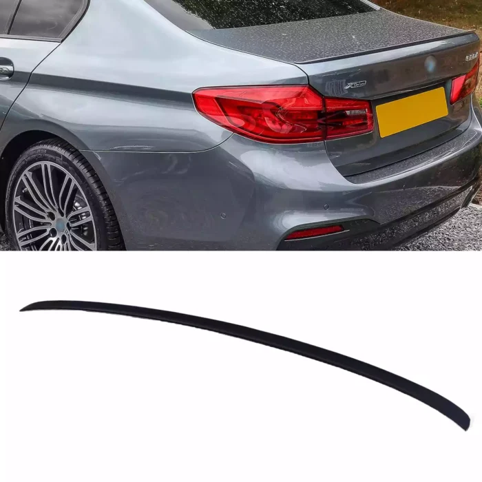 Juodas, blizgus spoileris "M5" stiliaus skirtas BMW G30 - Image 1