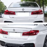 Juodas, blizgus spoileris "M5" stiliaus skirtas BMW G30 - Image 3