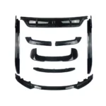 Apdailų komplektas, juodas, blizgus skirtas BMW F15