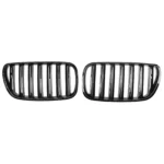 Juodos, blizgios, viengubos grotelės skirtos BMW E83 - Image 2