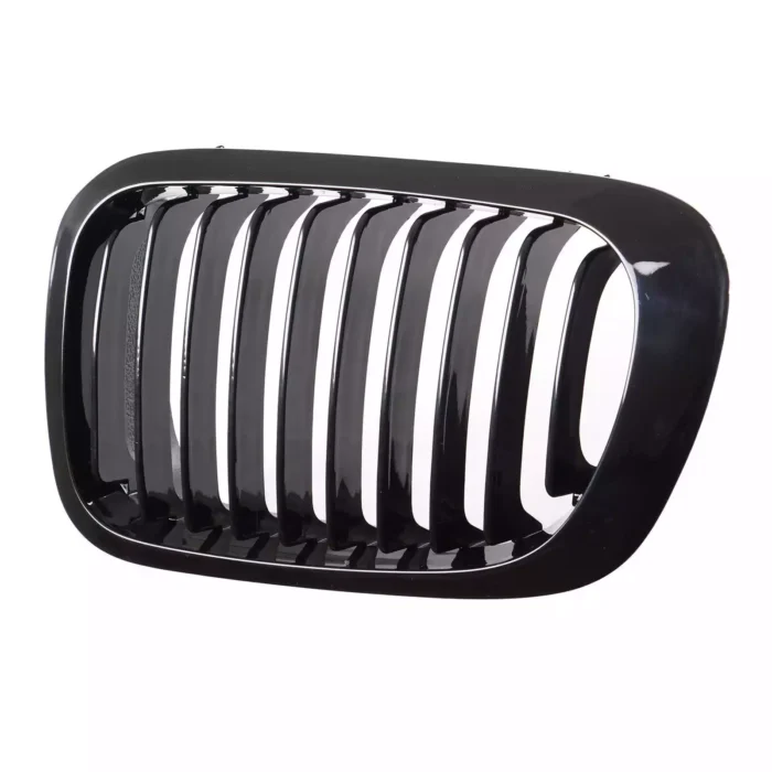 Juodos, blizgios, viengubos grotelės skirtos BMW E39 - Image 3