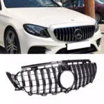 Juodos, chrominės grotelės skirtos Mercedes-Benz W213 (2016-2020)