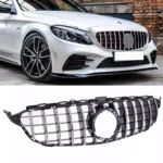 Juodos, chrominės grotelės skirtos Mercedes-Benz W205 (2018-)
