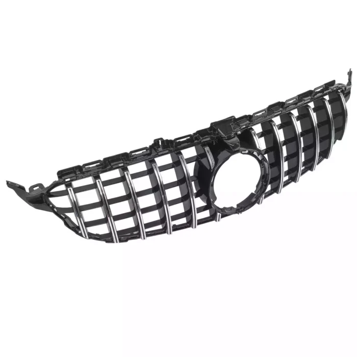 Juodos, chrominės grotelės skirtos Mercedes-Benz W205 (2018-) - Image 3