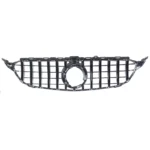 Juodos, chrominės grotelės skirtos Mercedes-Benz W205 (2018-) - Image 4