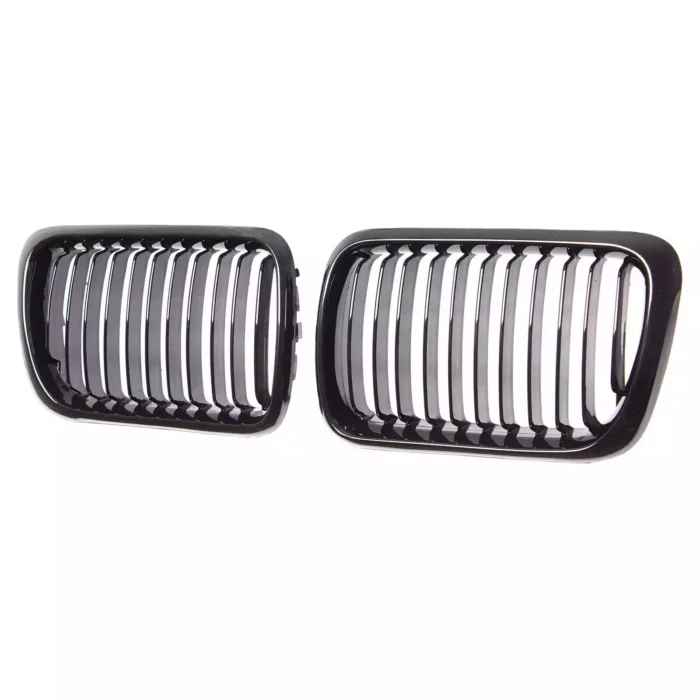 Juodos, blizgios, viengubos grotelės skirtoas BMW E36 (1996-1999) - Image 1