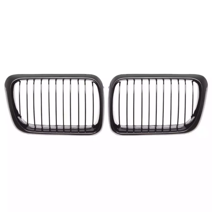 Juodos, blizgios, viengubos grotelės skirtoas BMW E36 (1996-1999) - Image 2