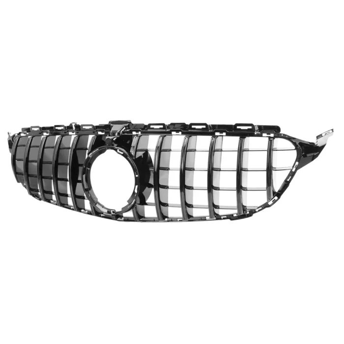 Juodos, blizgios grotelės skirtos Mercedes-Benz W205 (2018-) - Image 2