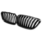 Juodos, blizgios, viengubos grotelės skirtos BMW F22, F23 - Image 3