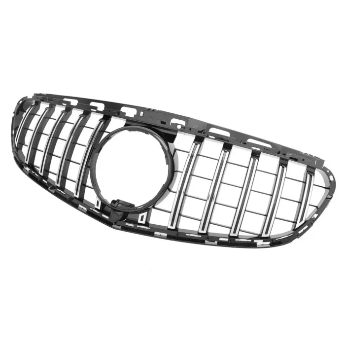 Juodos, chrominės grotelės skirtos Mercedes-Benz W212 (2013-2016) - Image 1